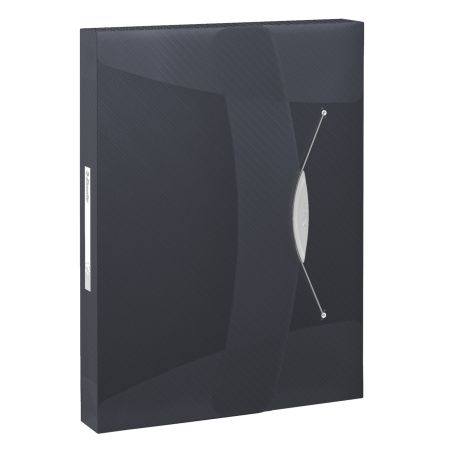 Poza cu MAPA PLASTIC CU ELASTIC NEAGRA JUMBO VIVIDA ESSELTE