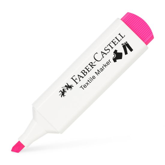 Poza cu MARKER TEXTIL ROZ NEON FABER-CASTELL