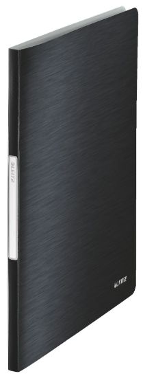 Poza cu MAPA PREZENTARE 40 FOLII NEGRU-SATIN STYLE LEITZ
