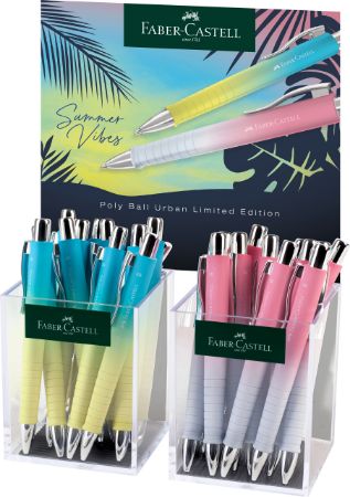 Poza cu DISPLAY 24 BUC PIX CU MECANISM SI GRIP POLY BALL URBAN XB SUMMER 2024 FABER-CASTELL