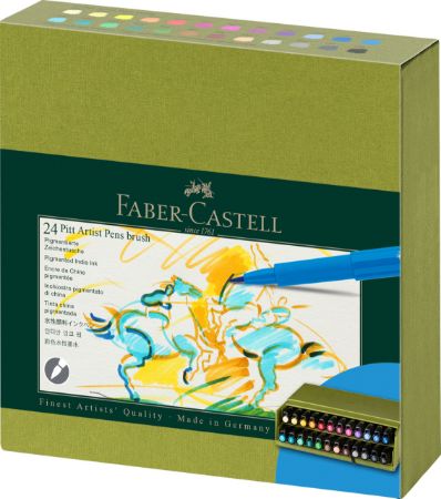 Poza cu PITT ARTIST PEN CUTIE STUDIO 24 BUC 2024 FABER-CASTELL