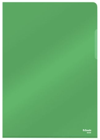 Poza cu MAPA PROTECTIE A4 CRISTAL TIP L VERDE 150 MICRONI ESSELTE