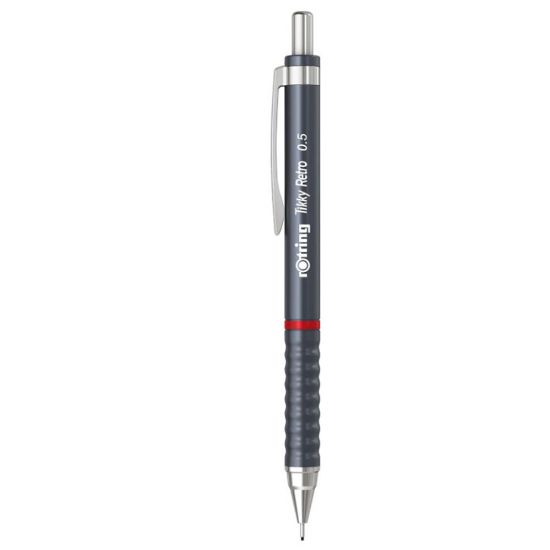Poza cu CREION MECANIC 0.5MM TIKKY 3 GRI RETRO ROTRING
