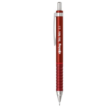 Poza cu CREION MECANIC 0.5MM TIKKY 3 ROSU RETRO ROTRING