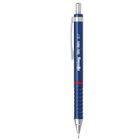 Poza cu CREION MECANIC 0.7MM TIKKY 3 ALBASTRU RETRO ROTRING