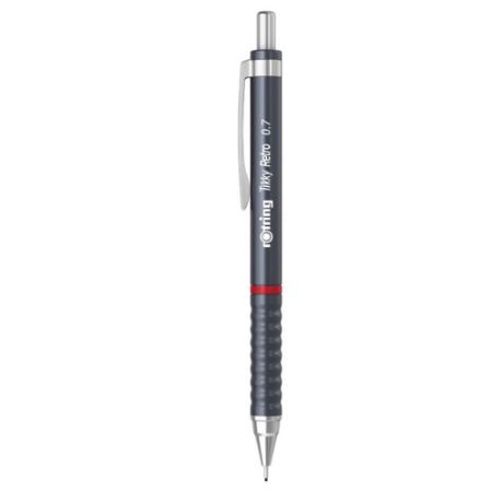 Poza cu CREION MECANIC 0.7MM TIKKY 3 GRI RETRO ROTRING