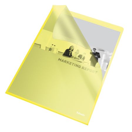 Poza cu MAPA PROTECTIE A4 TIP L GALBEN 105 MICRONI 25/SET ESSELTE
