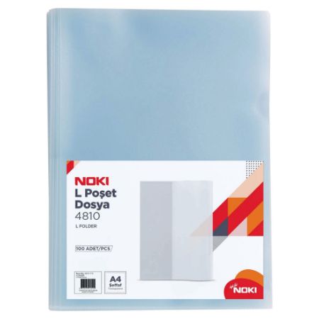 Poza cu MAPA PROTECTIE A4 TIP L TRANSPARENTA 100/SET NOKI