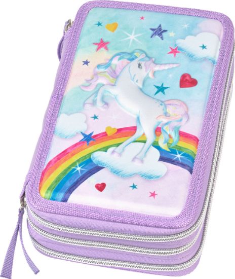 Poza cu PENAR ECHIPAT 44 PIESE 3 FERMOARE UNICORN FABER-CASTELL