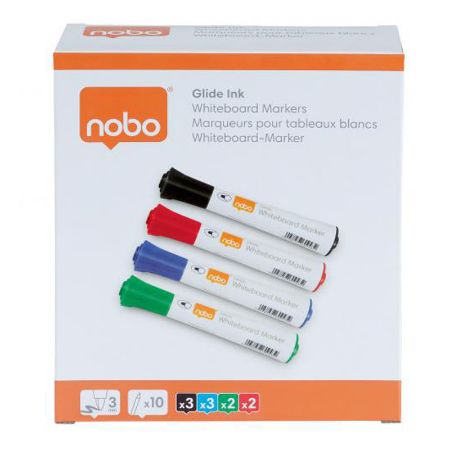 Poza cu MARKER WHITEBOARD 3MM 10 BUC/SET NOBO