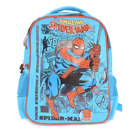 Poza cu GHIOZDAN GRADINITA SPIDERMAN COMICS ALBASTRU DESCHIS PIGNA