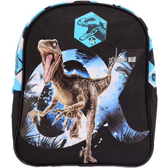 Poza cu GHIOZDAN GRADINITA MINI JURASSIC WORLD NEGRU ALBASTRU PIGNA