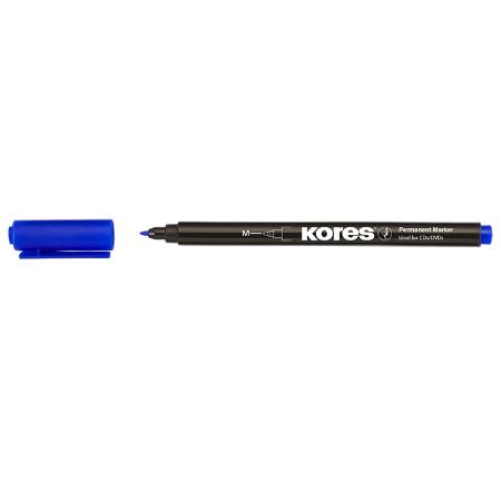Poza cu MARKER CD ALBASTRU 1.0MM KORES