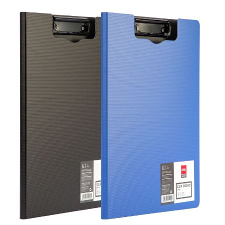 Poza cu CLIPBOARD DUBLU FOAM NEGRU/ALBS ASORT. DELI