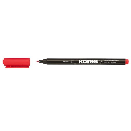 Poza cu MARKER CD ROSU 1.0MM KORES