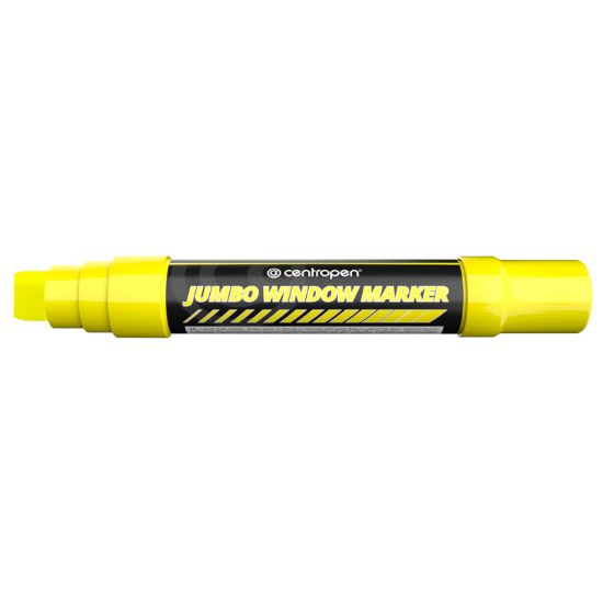 Poza cu MARKER CRETA LICHIDA GALBEN JUMBO 2-15MM 9120 CENTROPEN