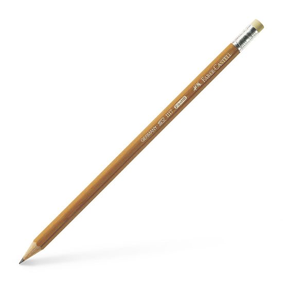 Poza cu CREION GRAFIT HB CU GUMA 1117 FABER-CASTELL
