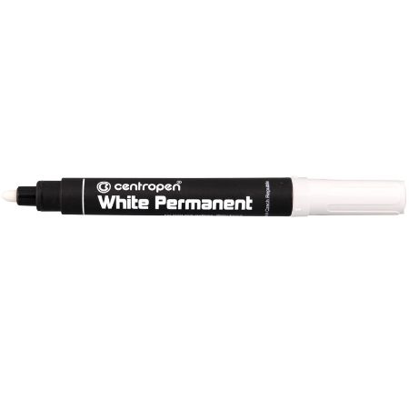 Poza cu MARKER PERMANENT ALB 2.5MM 8586 CENTROPEN