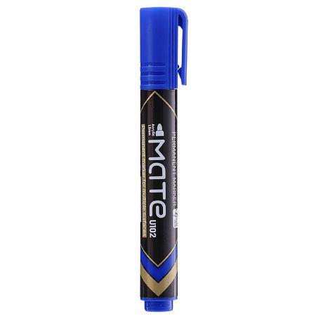 Poza cu MARKER PERMANENT ALBASTRU VARF ROTUND 1.5MM MATE DELI