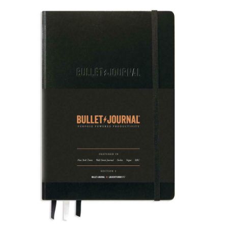 Poza cu CAIET A5 BULLET JOURNAL ED. 2 COPERTA RIGIDA NEGRU LEUCHTTURM