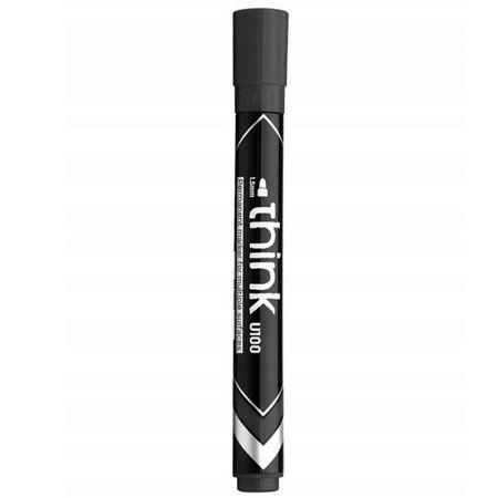 Poza cu MARKER PERMANENT NEGRU VARF ROTUND 1.5MM DELI