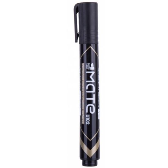 Poza cu MARKER PERMANENT NEGRU VARF ROTUND 1.5MM MATE DELI