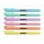 Poza cu TEXTMARKER SET 6 PASTEL SLIM CUTIE PLASTIC KORES
