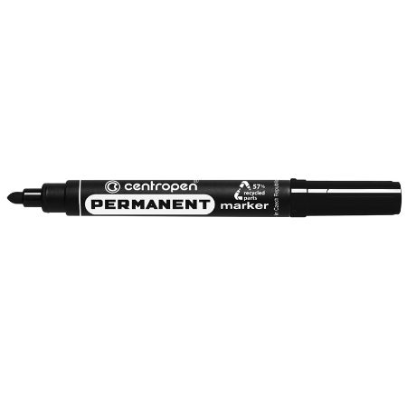 Poza cu MARKER PERMANENT NEGRU VARF ROTUND 2.5MM 8566 CENTROPEN