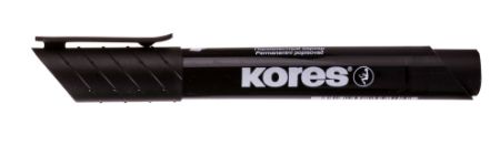Poza cu MARKER PERMANENT NEGRU VARF ROTUND 3MM KORES