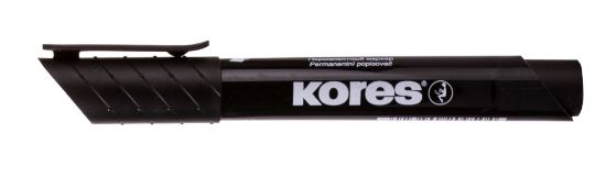 Poza cu MARKER PERMANENT NEGRU VARF ROTUND 3MM KORES
