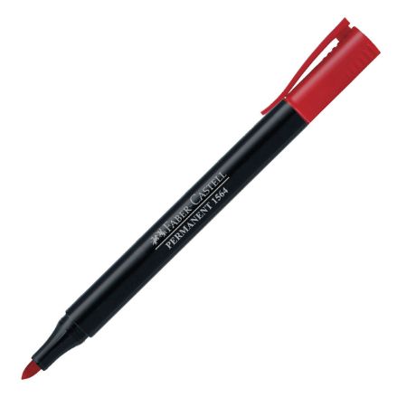 Poza cu MARKER PERMANENT ROSU SLIM 1564 FABER-CASTELL