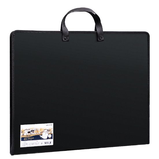 Poza cu SERVIETA PP PENTRU PORTOFOLIU PICTURA 440x350x35MM NEAGRA DELI