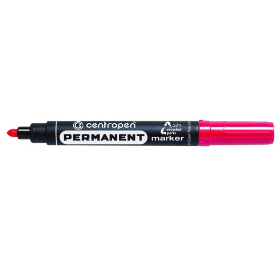 Poza cu MARKER PERMANENT ROSU VARF ROTUND 2.5MM 8566 CENTROPEN