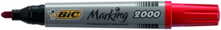 Poza cu MARKER PERMANENT ROSU VARF ROTUND 2000 BIC