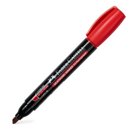 Poza cu MARKER PERMANENT ROSU VARF TESIT MULTIMARK WINNER 54 FABER-CASTELL
