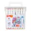 Poza cu SET 48 MARKERE SKETCHING VARF DUBLU 1MM/7MM CUT PLASTIC DELI