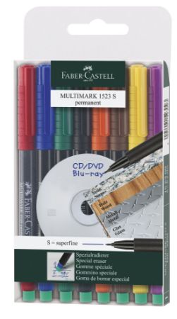 Poza cu MARKER PERMANENT SET 8 S MULTIMARK FABER-CASTELL