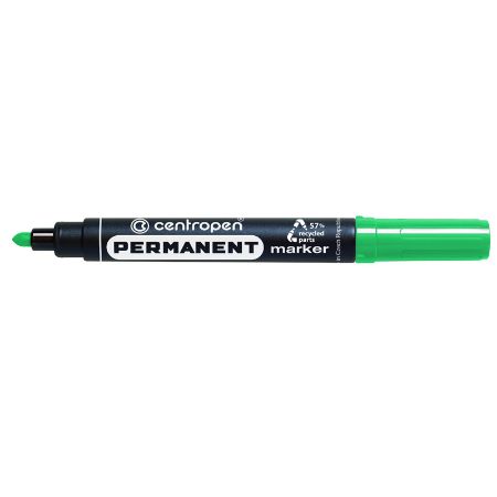 Poza cu MARKER PERMANENT VERDE VARF ROTUND 2.5MM 8566 CENTROPEN