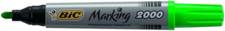 Poza cu MARKER PERMANENT VERDE VARF ROTUND 2000 BIC