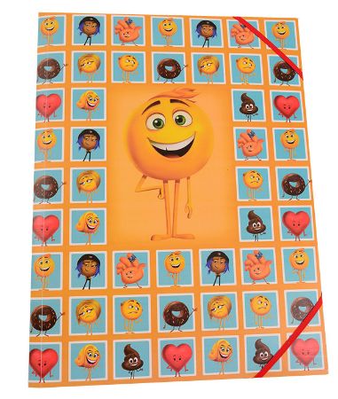 Poza cu MAPA PLASTIC CU ELASTIC EMOJI PIGNA