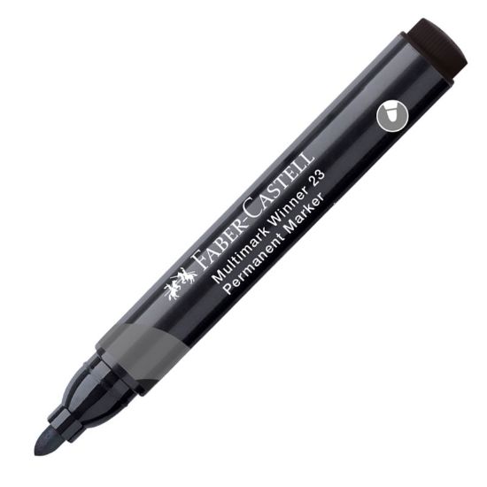 Poza cu MARKER PERMANENT NEGRU VARF ROTUND MULTIMARK WINNER 23 FABER-CASTELL