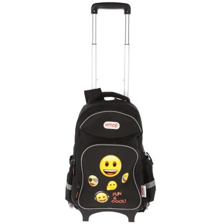 Poza cu GHIOZDAN TROLLER CLASELE I-IV EMOJI NEGRU PIGNA