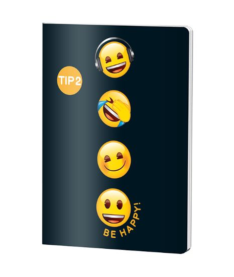 Poza cu CAIET TIP II 24 FILE EMOJI PIGNA