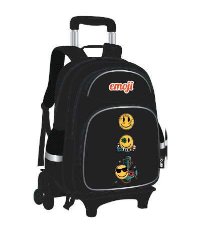 Poza cu GHIOZDAN TROLLER GIMNAZIU EMOJI NEGRU PIGNA