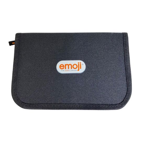 Poza cu PENAR NEECHIPAT 1 FERMOAR 2 EXTENSII EMOJI NEGRU PIGNA