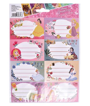 Poza cu ETICHETE SCOLARE 40/SET PRINCESS PIGNA