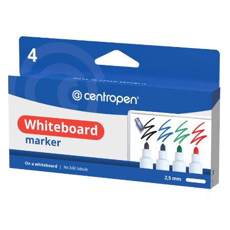 Poza cu MARKER WHITEBOARD 4/SET 2.5MM 8559 CENTROPEN