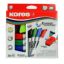 Poza cu MARKER WHITEBOARD 4/SET 3MM + BURETE MAGNETIC KORES