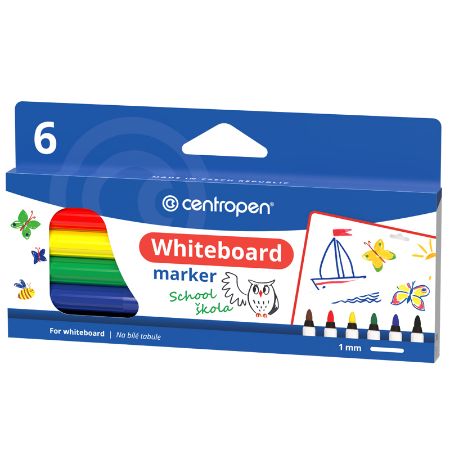 Poza cu MARKER WHITEBOARD 6/SET 1-2MM 2507 CENTROPEN