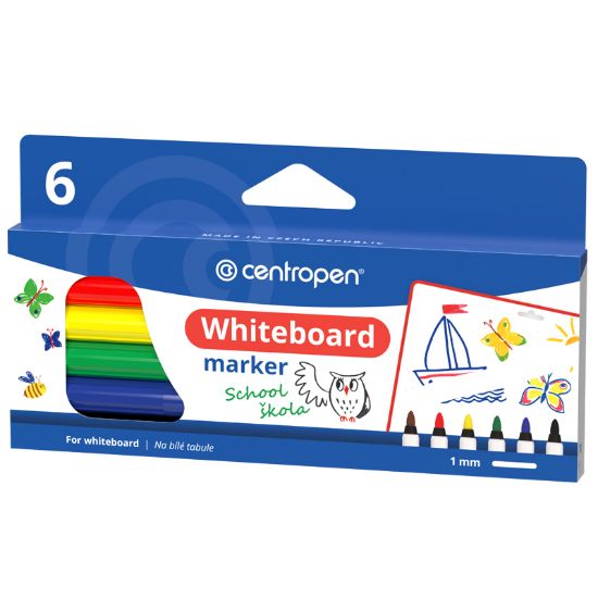 Poza cu MARKER WHITEBOARD 6/SET 1-2MM 2507 CENTROPEN